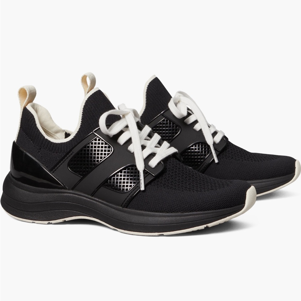 Tory Burch Black and White Sneakers